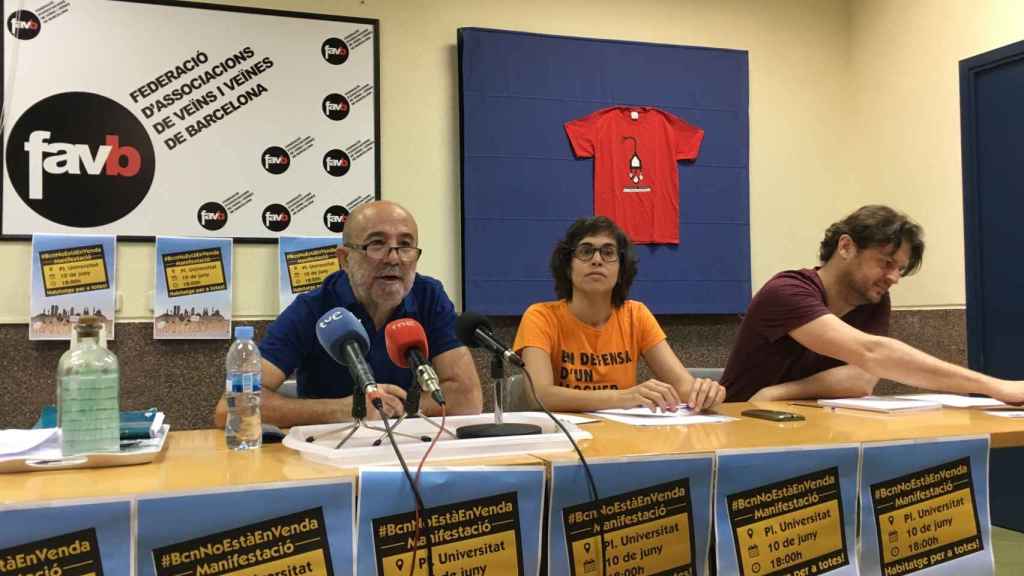 De izda. a drcha., Joan Balañach, Irene Sabaté y Enric Bàrcena
