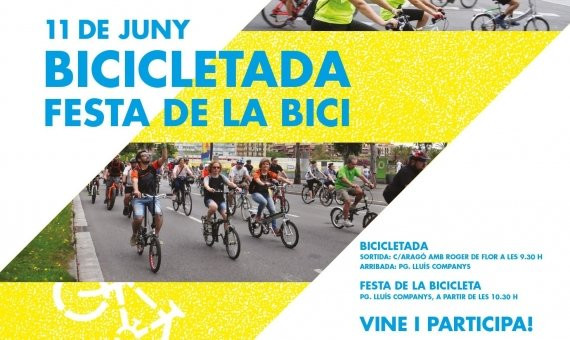 Cartel promocional de la Fiesta de la bici