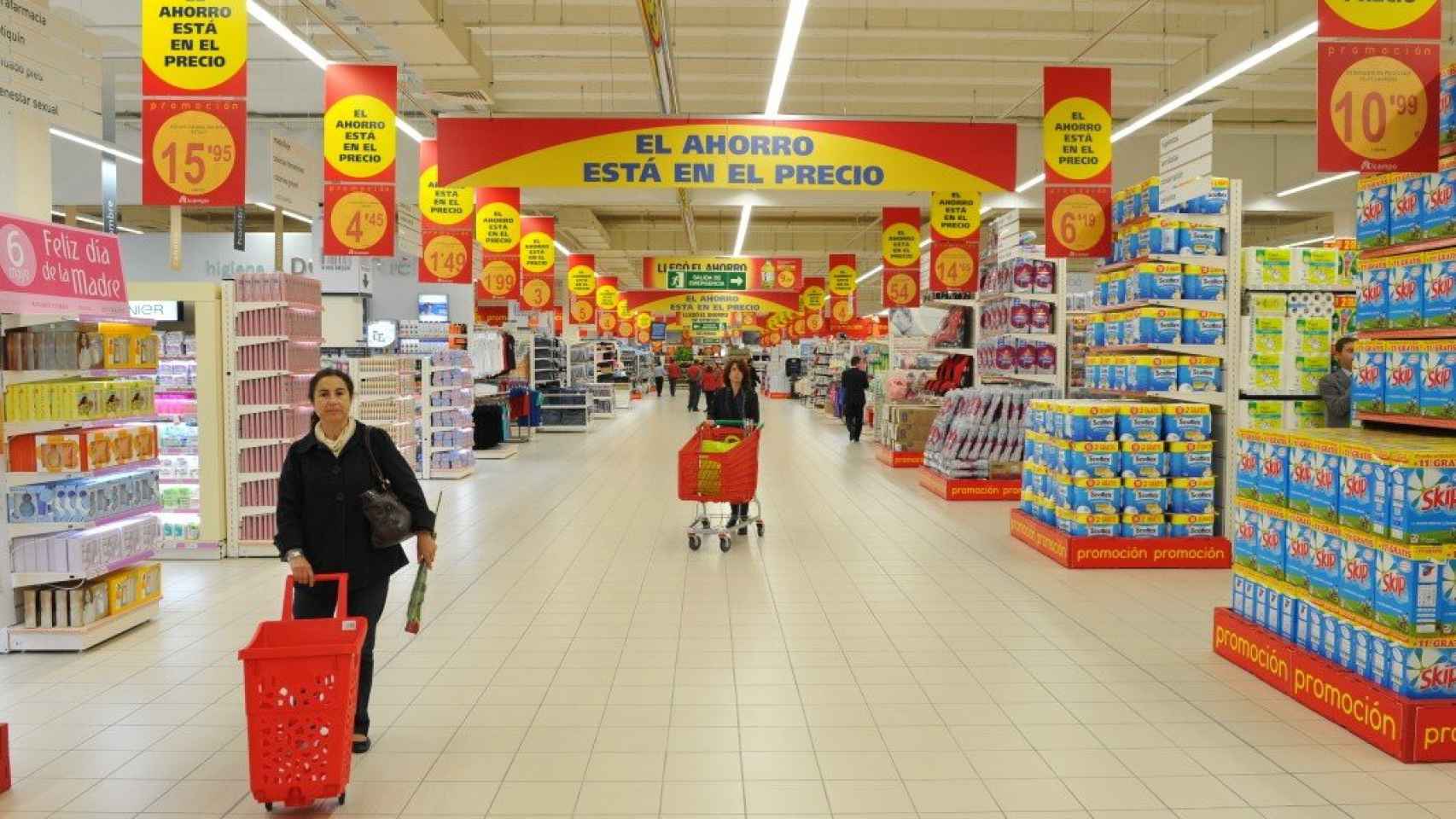 Un supermercado en una imagen de archivo