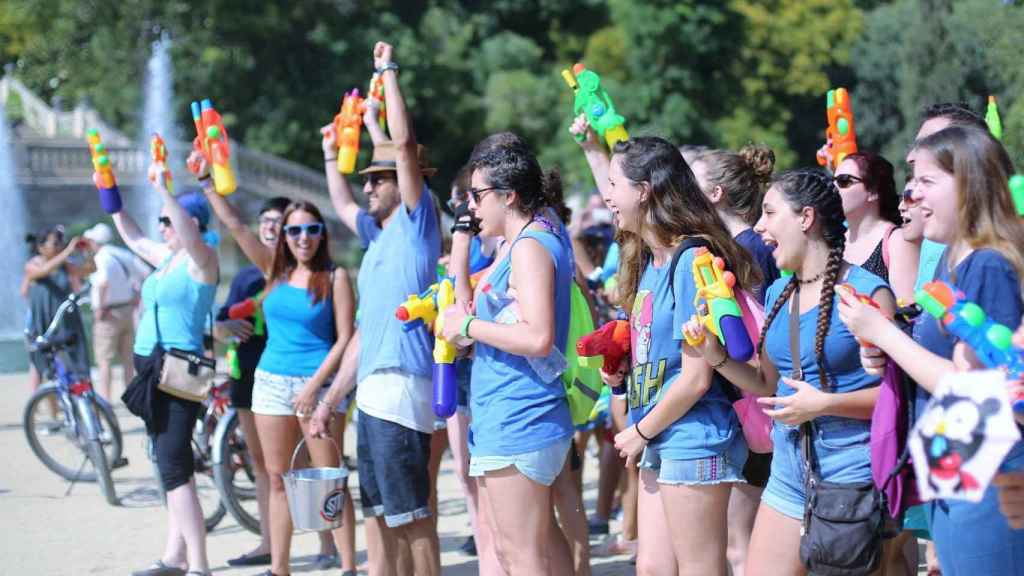 Imagen del WaterFight BCN 2016 publicada en el evento de Facebook / Xavier Blasco