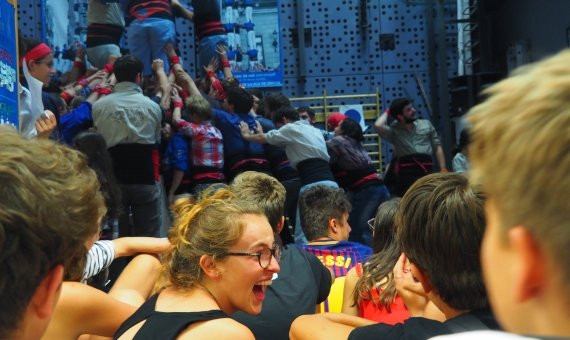 Ensayo de los Castellers de la Vila de Gràcia / AM