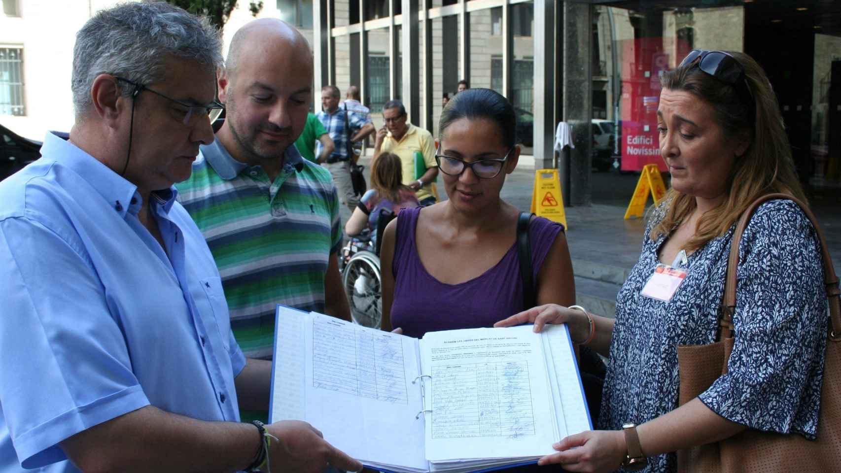 Los cuatro comerciantes del Mercat de Sant Antoni / Europa Press