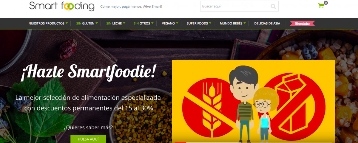 Página web de Smartfooding