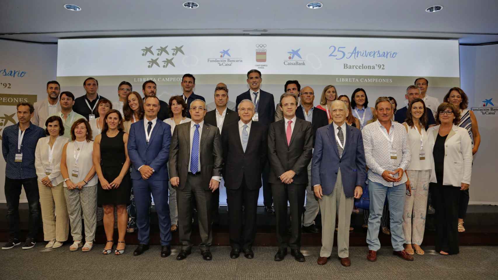 Acto de conmemoración del Aniversario de la Libreta Campeones / Caixabank