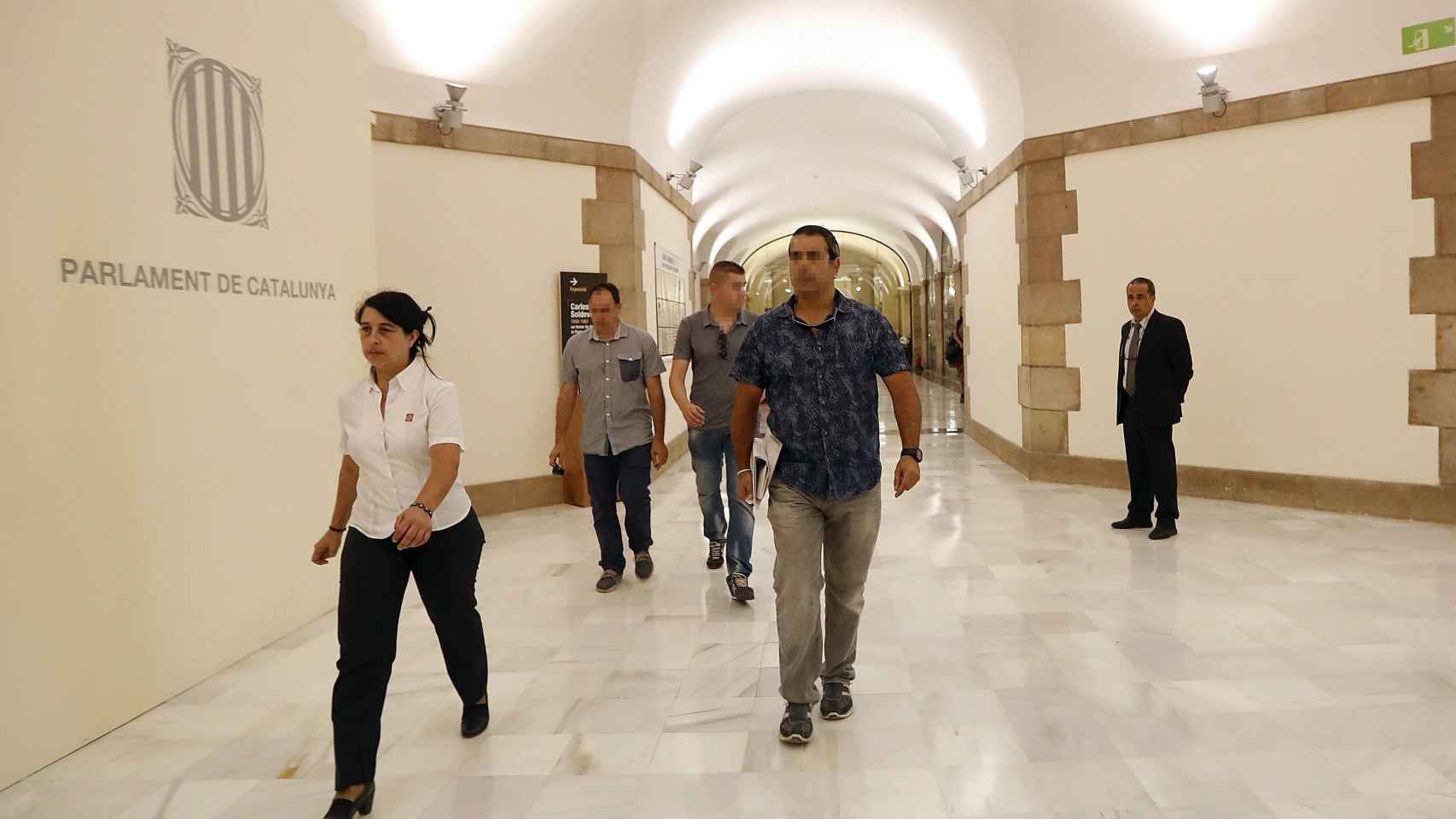 Los agentes de la Guardia Civil han accedido al Parlament de Catalunya / EFE/Marta Pérez