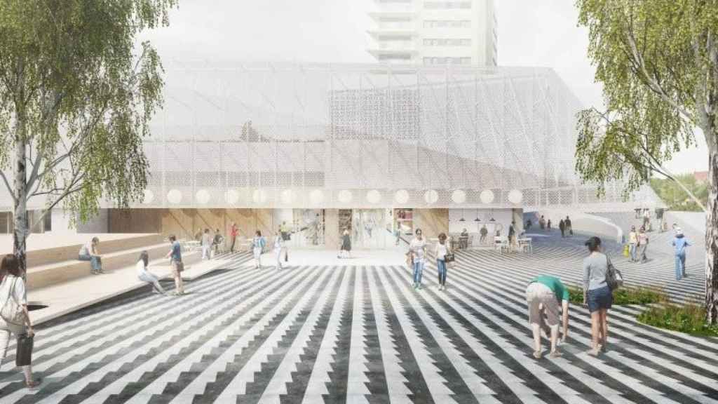 El nuevo mercado de la Vall dHebron finalizará su remodelación a principios de 2018 / AJUNTAMENT DE BARCELONA