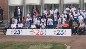 Preparación de la foto de familia en el Palauet Albéniz / AV