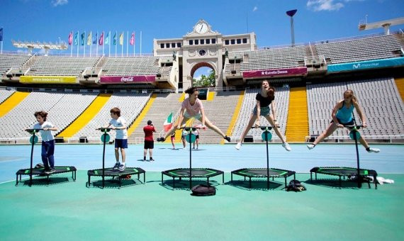 Niños durante su visita al parque / Open Camp