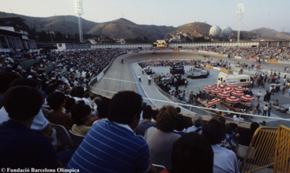 Velódromo de Horta durante los JJOO