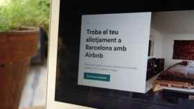 Anuncio de Airbnb en Barcelona