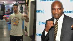 Sandor Martín y Evander Holyfield