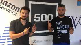 Carlos Rodès y Roger del Sol, confundadores de WeFitter, en el programa 500 startups de San Francisco / WEFITTER