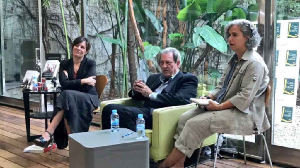 Paul Auster durante la presentación de su última novela en La Casa del Llibre / La Setmana del Llibre en Català