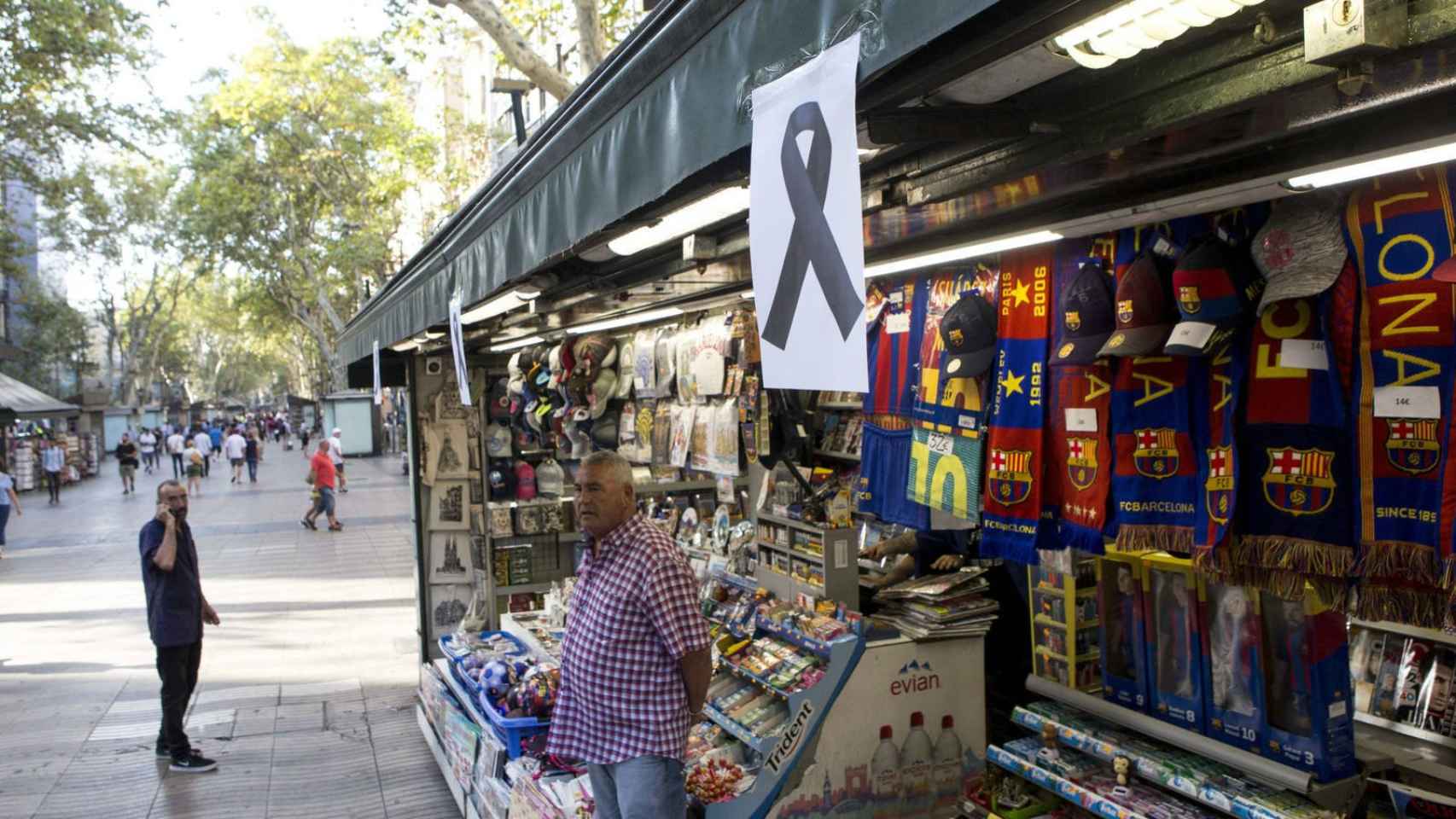 La Rambla ha recuperado la 'normalidad' tras el atentado del pasado 17 de agosto / EFE