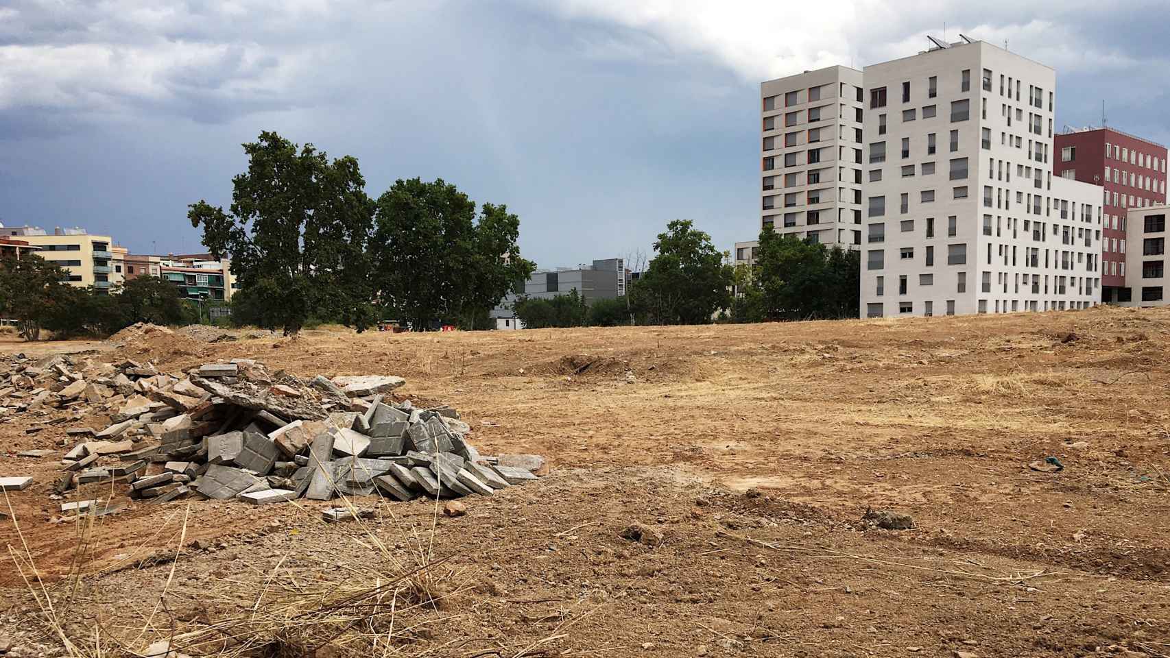 El futuro parque de Antoni Santiburció será la zona verde más grande de Sant Andreu de Palomar / DGM