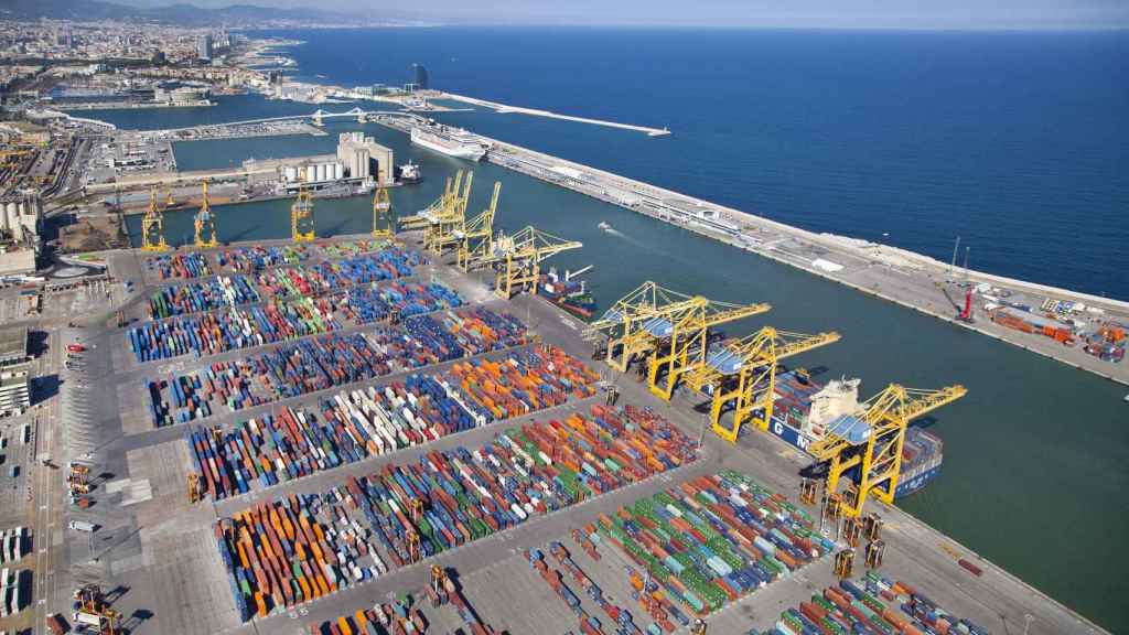 Vista aérea del puerto de Barcelona / PORT DE BARCELONA