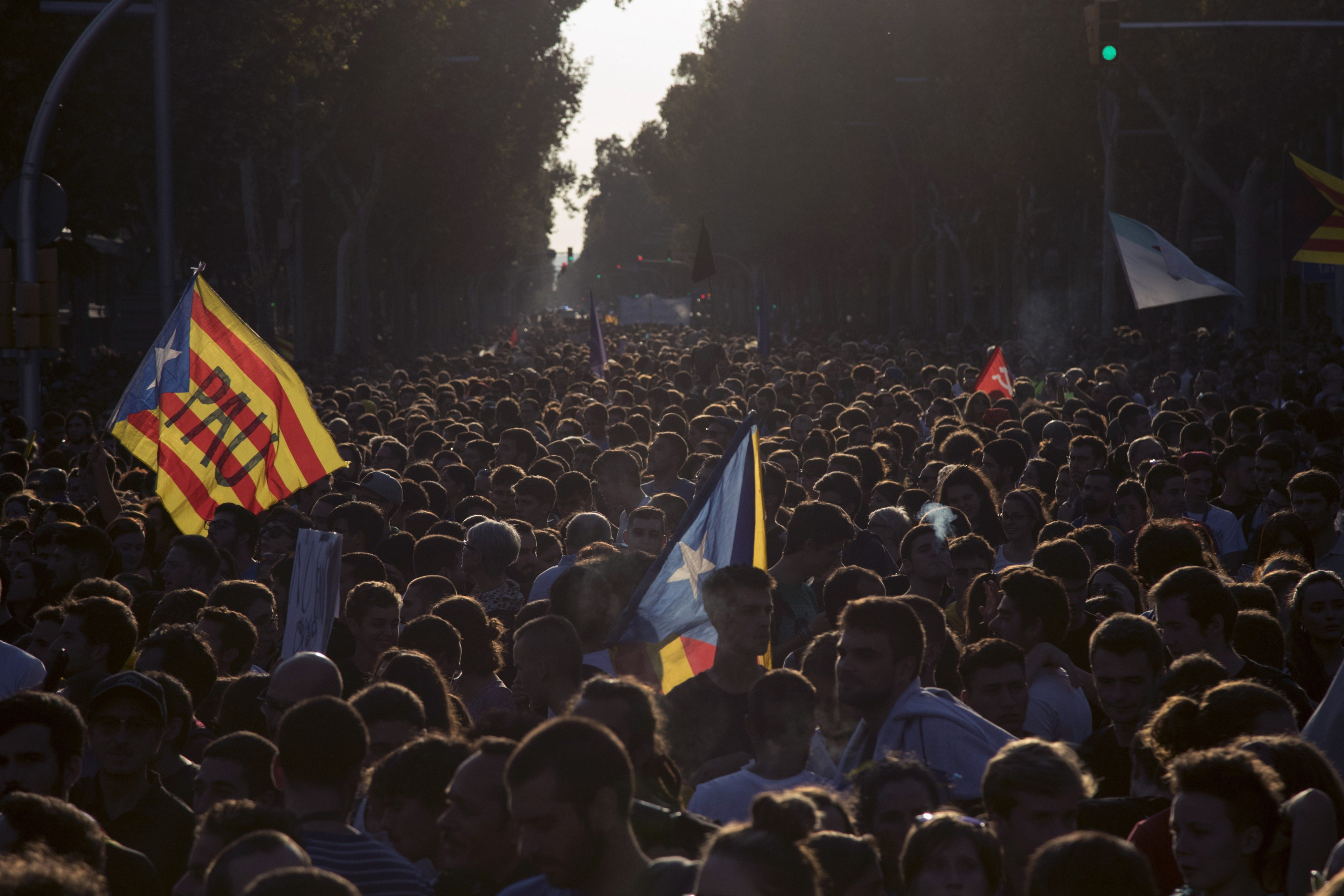 Un momento de la manifestación llevada a cabo en los Jardinets de Garcia / EFE-Marta Pérez