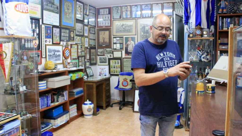 Gabriel Martínez es un apasionado del Espanyol. / CR