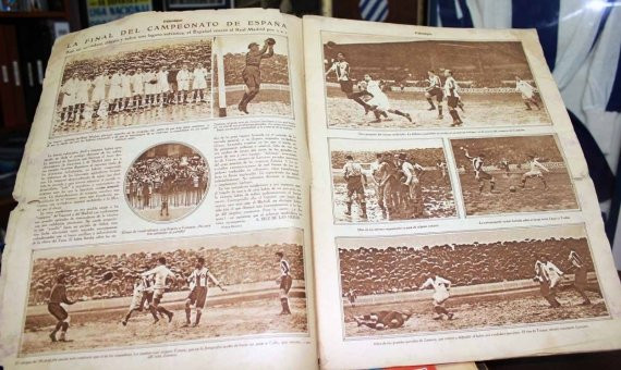 Periódico de 1929, cuando el Espanyol le ganó al Real Madrid una final / CR