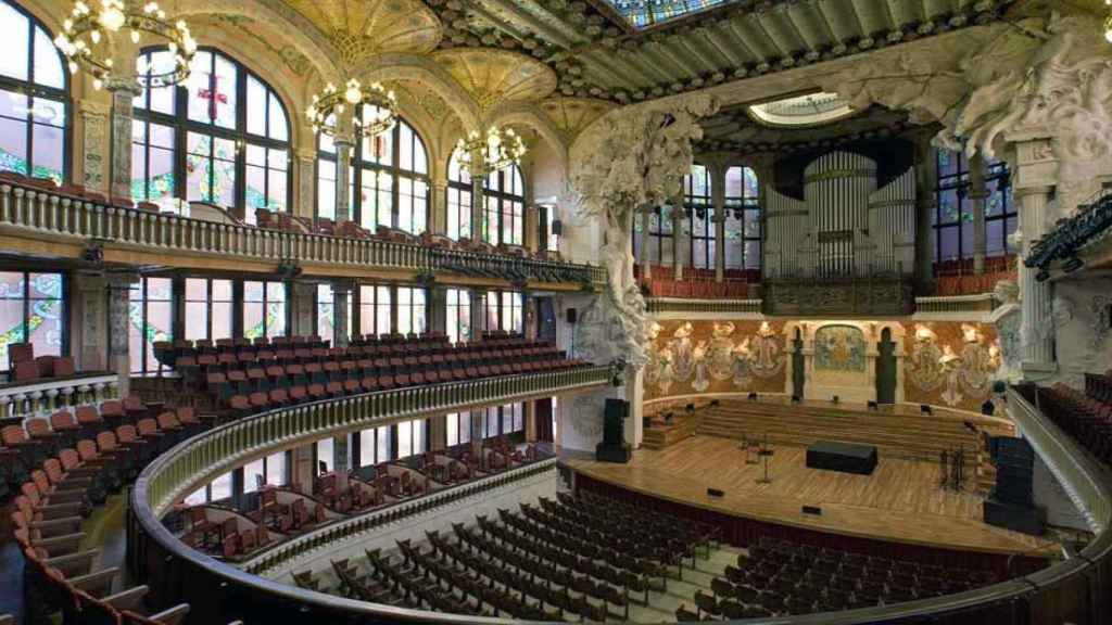 Escenario principal del Palau de la Música Catalana