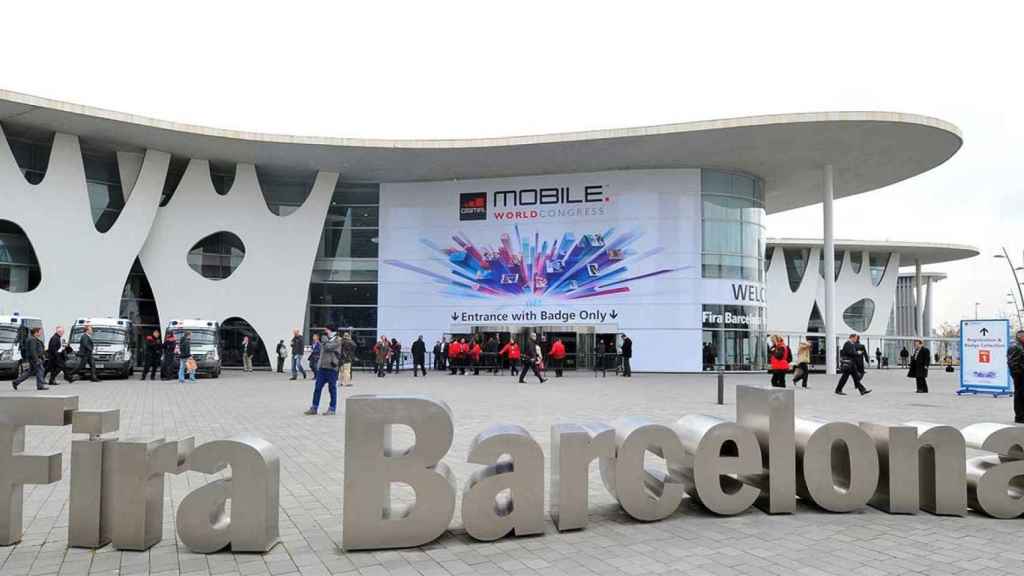 Recinto de Fira de Barcelona durante el último MWC