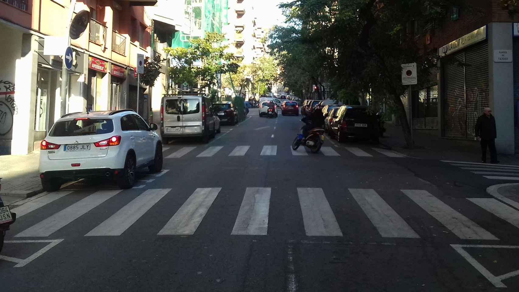 Calle del Secretari Coloma, en Gràcia / JORDI SUBIRANA