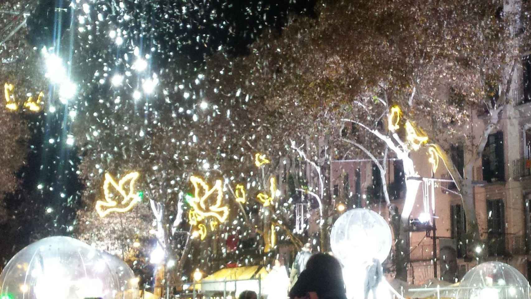 Encendido de las luces de Navidad en la Rambla / EUROPA PRESS