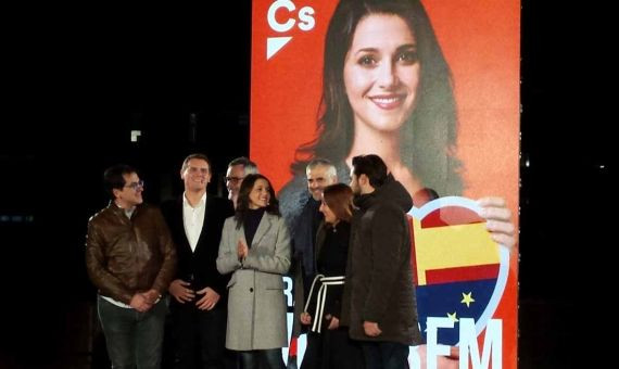 Inés Arrimadas ha estado apoyada por Albert Rivera / EP