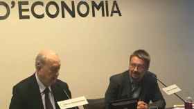 Juan Jose Bruguera, presidente del Cercle d'Economia, y Xavi Domènech / CR