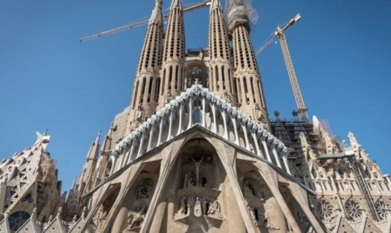 Fachada de la Pasión de la Sagrada Familia / EFE