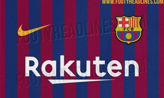 Asi será la camiseta del Barça la próxima temporada /  Footyheadlines