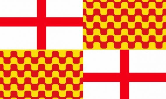 Esta sería la bandera de la nueva Comunidad Autónoma de Tabarnia / PAB