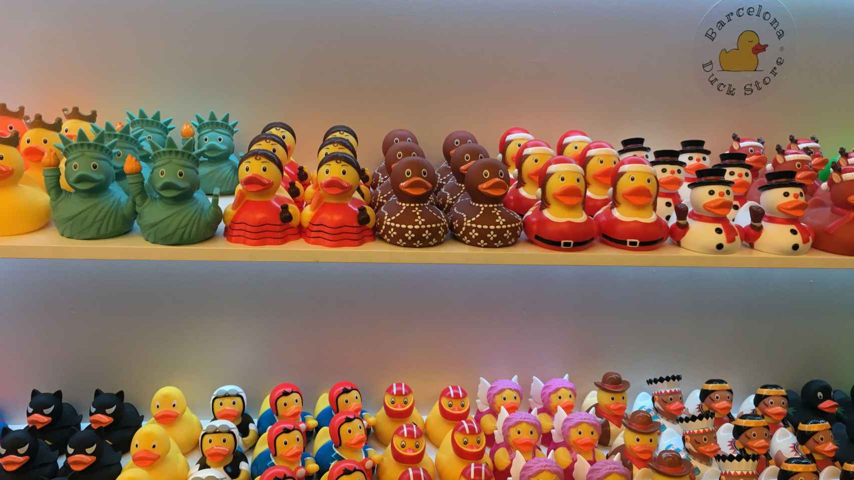 Los patitos de Duck Store Barcelona / P.B.