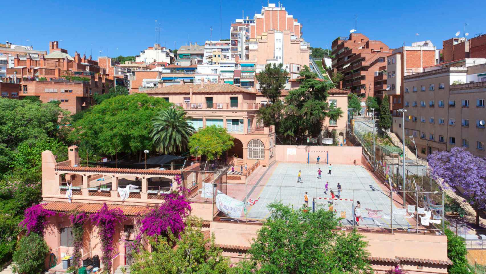 Actual Escola del Mar en el barrio del Guinardó