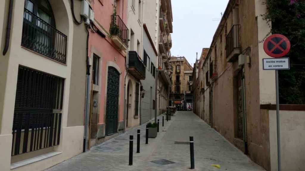 Calle reurbanizada, cerca del mercado de Sants / AJUNTAMENT DE BCN