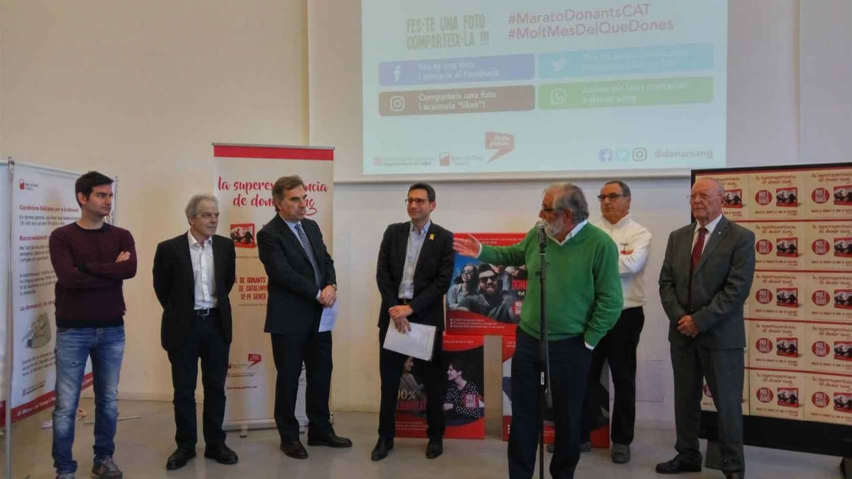 Presentación de la campaña de la Maratòn de Donaciòn de Sangre / EP