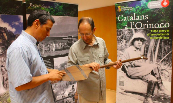 Montaje de la muestra 'Catalans a l´Orinoco' / M. ETNOLÒGIC