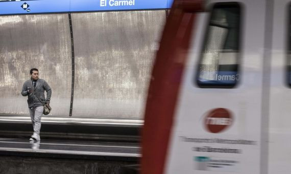 Estación de metro de El Carmel, inaugurada en verano del 2010 / ÁLVARO VENTURA