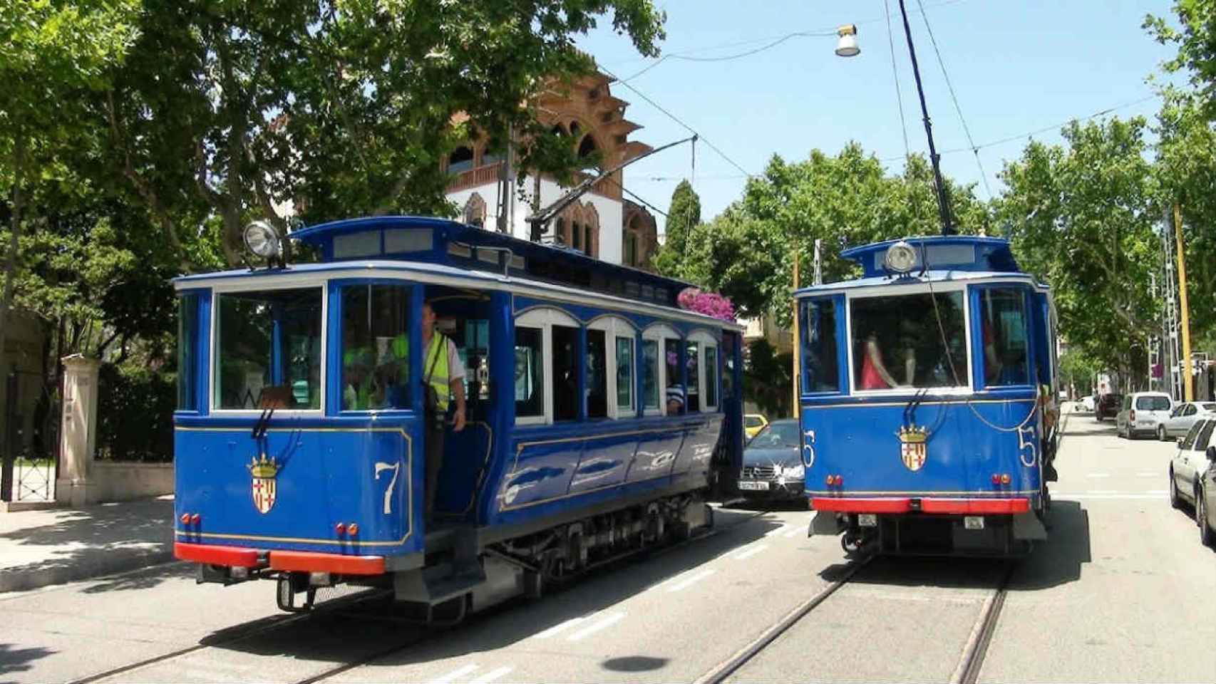 Los Tramvia Blau descansarán durante una temporada en sus cocheras / Youtube