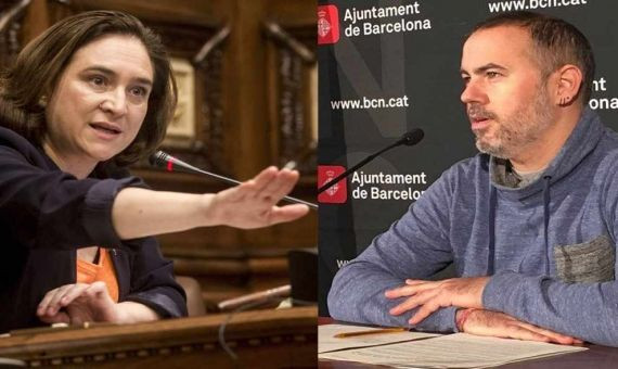 Ada Colau y Eloi Badia, el regidor que le genera más problemas