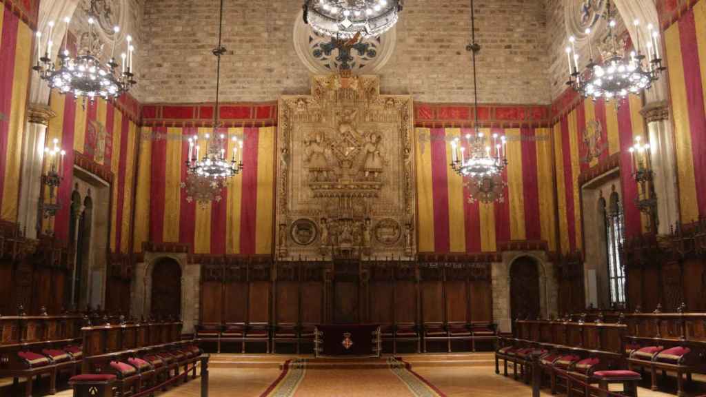 Salon de Cent del Ayuntamiento de Barcelona / ÁLVARO VENTURA