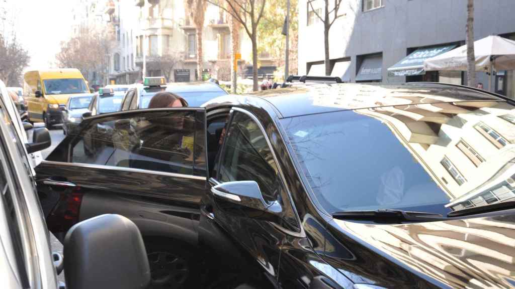 Un cliente de Cabify inicia un servicio en Barcelona