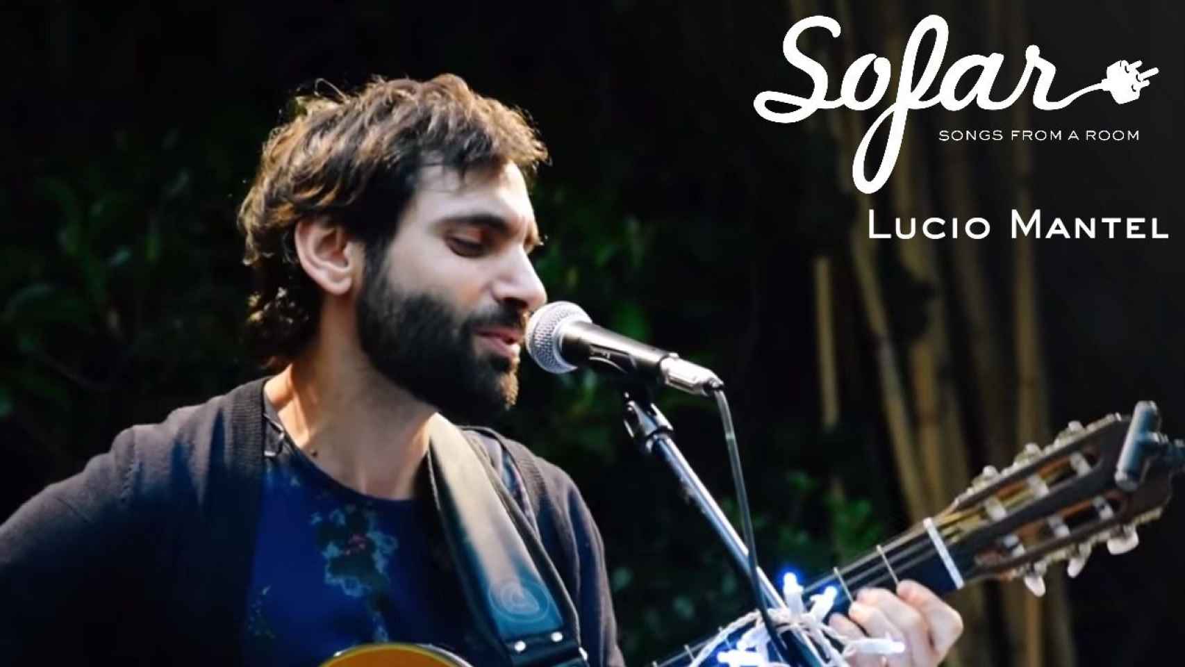 El cantante Lucio Mantel en una actuación en directo / SOFAR