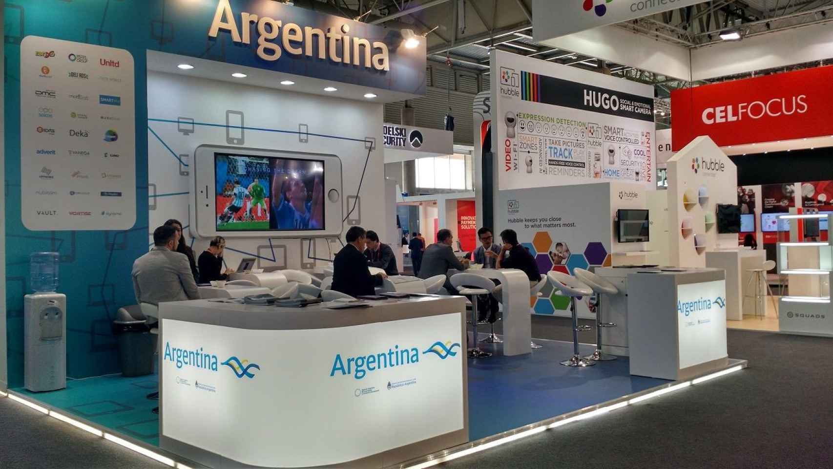 Este fue el pabellón que representó a Argentina en el MWC de 2017