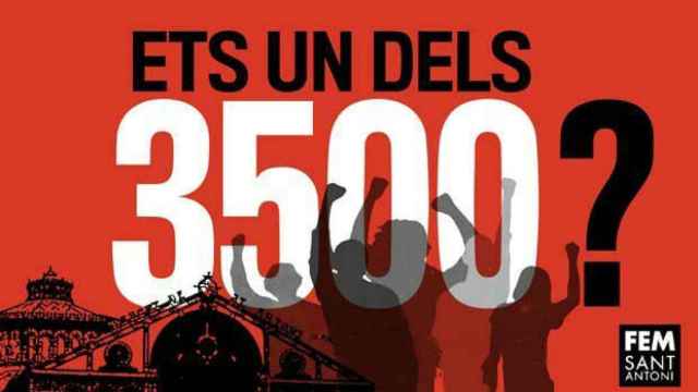 Campaña contra la expulsión de vecinos en Sant Antoni por el fin de 3.500 contratos de alquiler
