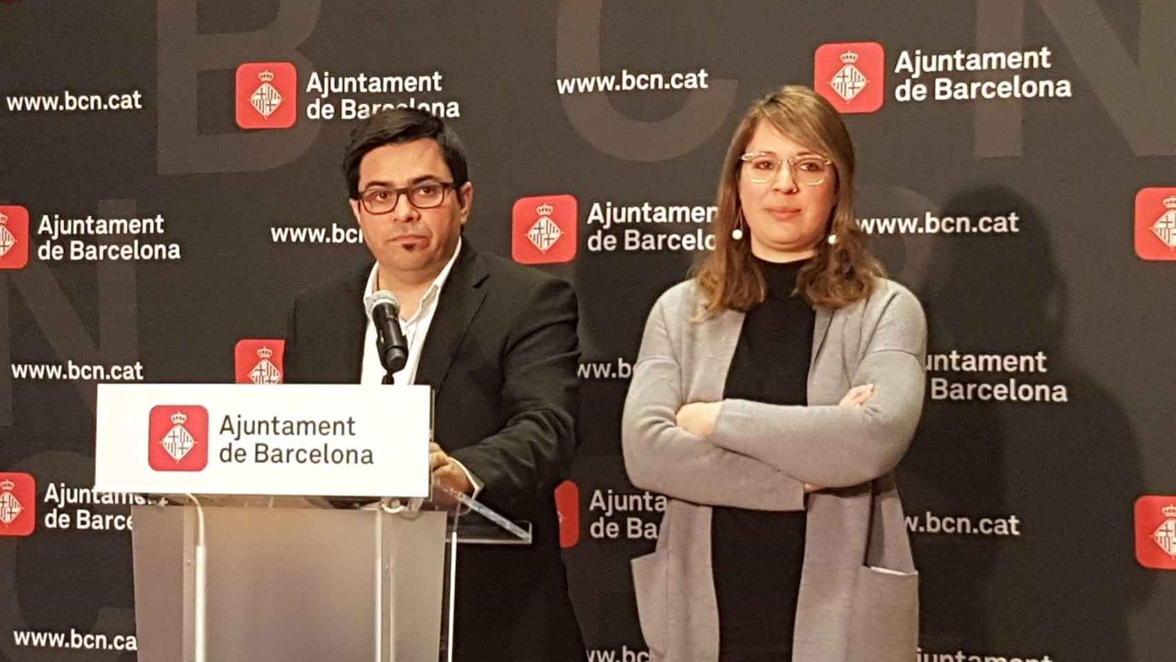 Gerardo Pisarello y Janet Sanz anuncian la compra de siete solares para equipamientos en el Eixample / EUROPA PRESS