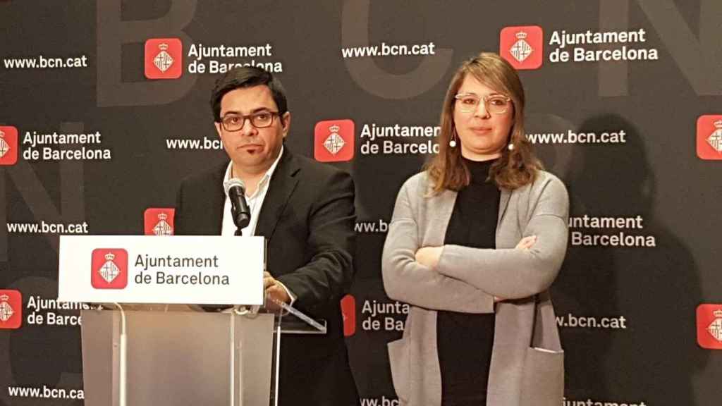 Gerardo Pisarello y Janet Sanz anuncian la compra de siete solares para equipamientos en el Eixample / EUROPA PRESS