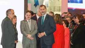 El Rey Felipe VI durante la inauguración del Mobile World Congress / HUGO FERNÁNDEZ