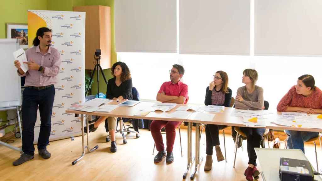 Imagen de la Escuela de Energía que la Fundación Gas Natural Fenosa tiene en Santiago de Compostela / Pablo Candamio