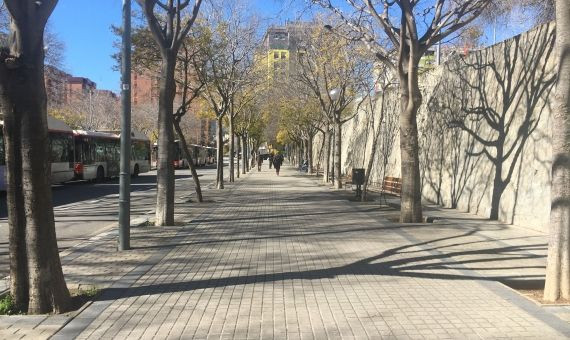 Calle de Antonio Machado en el barrio de Canyelles / A.O. 